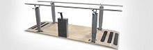 Height-adjustable rehabilitation parallel bars AMTM-700base-mounted