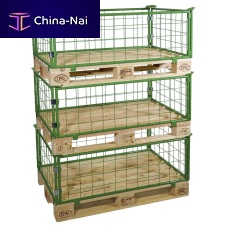 Metal pallet collar AR8001200XXXX6017S1foldablespace savingwire mesh