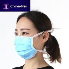 Type IIR surgical mask polypropylenebluewhite