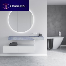 Wall-mounted washbasin GLIESE S SLIMmarblewith countercustom