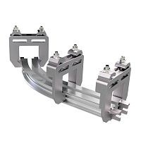 Overhead conveyor double-railhorizontalcurved