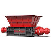 Double-shaft shredder TDH Seriesmetaltiresolid & bulk waste