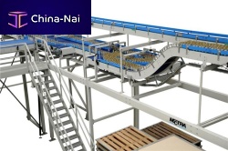 Magnetic belt conveyor inclinedhandlingfor cans