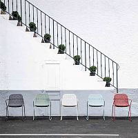 Contemporary chair RAMATUELLE 73'outdoorindoorsteel
