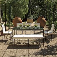 Traditional garden bench AMALFIstainless steel