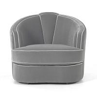 Art Deco armchair Josephinefabricleathersolid wood