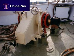 Ship winch anchorhydraulic drivesingle-drum