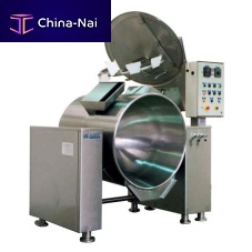 Steam boiling pan for the food industryfor cateringreclining