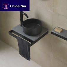 Countertop washbasin SHUI COMFORT - CEMENTOceramicwithout holewithout overflow