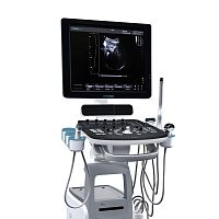On-platform, compact ultrasound system Sonos 10for urology ultrasound imagingfor multipurpose ultrasound imagingfor gynecological and obstetric ultrasound imaging