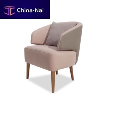 Contemporary armchair ZOEfabricwooden