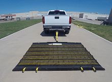 Airport runway sweeper RZR-8 towedFOD
