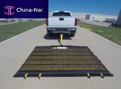 Airport runway sweeper RZR-8 towedFOD