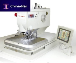 Lockstitch sewing machine ES-505eyelet buttonholefixedwith touch screen control