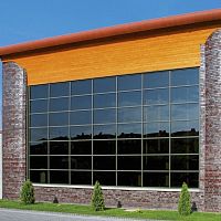 Stick system curtain wall MB-SR50 EFEKTaluminum and glassinsulated glass