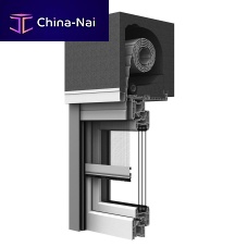 Roller opening system for blinds THERMPLUS TOPintegratedwall-mountedwindow