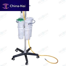 Pneumatic surgical suction pump BT-71-2XYon casters