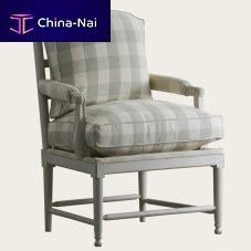 Gustavian style armchair GUS 022 fabricsolid woodpainted wood
