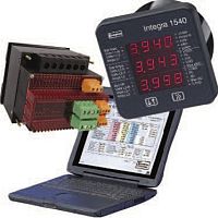 Single-phase voltage transducer Integra 1560three-phaseDIN rail