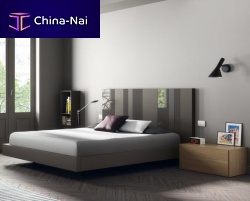 Floating bed D4 doublecontemporarywith headboard