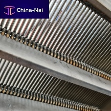 Looped screen plate for water treatmentfor the mining industryfor the petrochemical industry