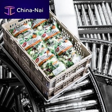 Belt conveyor Streamlinedriven rollermodularfor containers