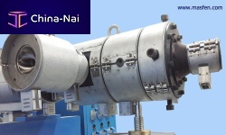 Tube extrusion line for PA66for PEfor PP