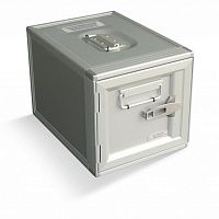 Aircraft cabin storage unit insulated