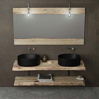 Double vanity top LIFEchestnutcustom
