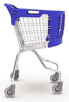 Plastic trolley 778401servicebasketwith swivel casters