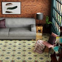 Outdoor encaustic cement tile M 102living roomfor entrywaysfor bedrooms