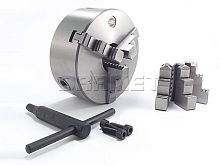 Manual tightening turning chuck DK11 series3-jawlathethrough-hole