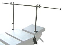 U-shaped anesthesia screen A02operating table-mounted