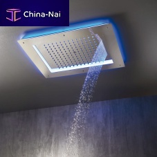 Shower head with chromotherapy HI0926ceiling-mountedrectangularrain