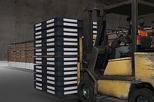 Forklift truck safety system ECHOguardfor hazardous locationsfor machinesfor pedestrian detection