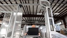 Overhead conveyor transportmodularfor the pharmaceutical industry