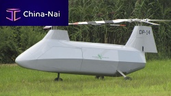 Industrial unmanned aerial vehicule DP-14 HAWKsearch and rescuetransporthelicopter