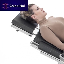 Headrest for operating tables