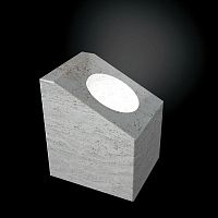 Urban bollard light lucecontemporarytravertineLED