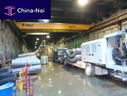 Double-girder overhead crane OHC 25for precast concrete