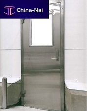 Swing industrial door MH0501Istainless steelinsulatedfor the food industry