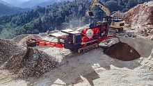 Jaw crusher BPJ106mobilecompactprimary