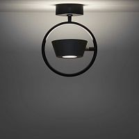 Contemporary ceiling light OLO  CWroundsteelPP