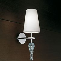 Contemporary wall light CRYSTALindoorsteelcrystal