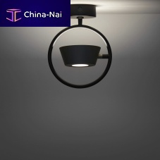 Contemporary ceiling light OLO  CWroundsteelPP