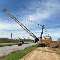 Hydraulic crane HS 8040.1crawlerlifting