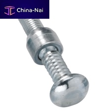 Locking bolt .crimpbutton headstainless steel