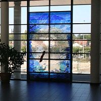 Partition wall construction panel VIM DECOR