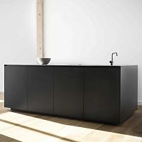 Aluminum kitchen island JZmedium-sizeblacklacquered