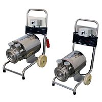 Centrifugal pump for dairy productswheywith electric motor